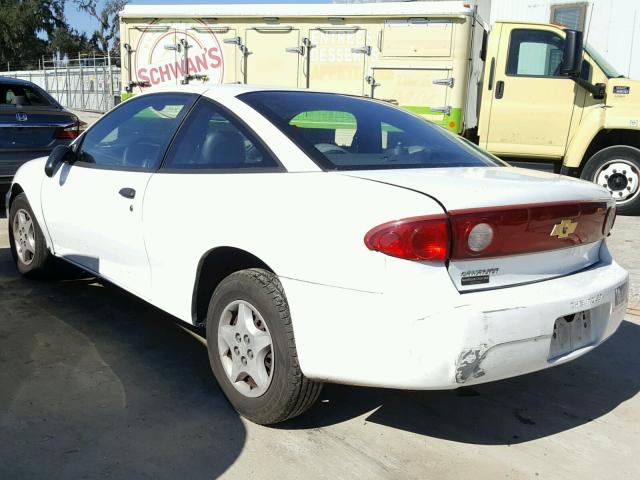 1G1JC12F257132087 - 2005 CHEVROLET CAVALIER WHITE photo 3