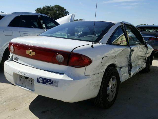 1G1JC12F257132087 - 2005 CHEVROLET CAVALIER WHITE photo 4