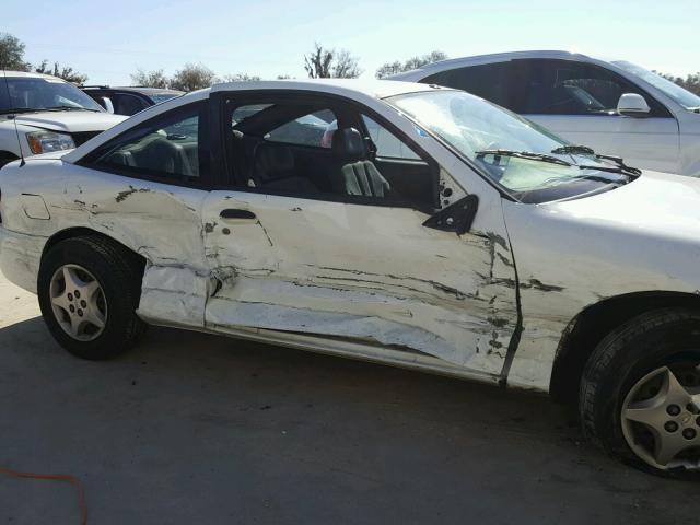 1G1JC12F257132087 - 2005 CHEVROLET CAVALIER WHITE photo 9