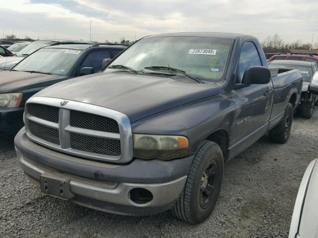 1B7HA16N92J113676 - 2002 DODGE RAM 1500 GRAY photo 2