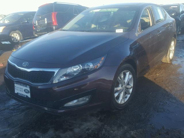 5XXGN4A78CG024634 - 2012 KIA OPTIMA EX BROWN photo 2