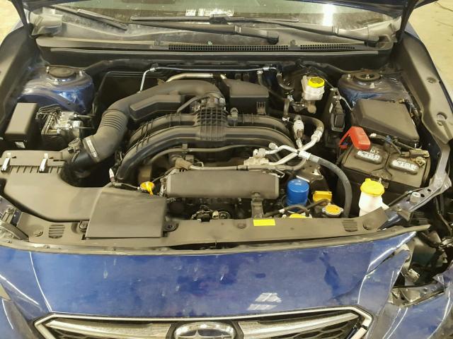 4S3GTAA66H3723554 - 2017 SUBARU IMPREZA BLUE photo 7