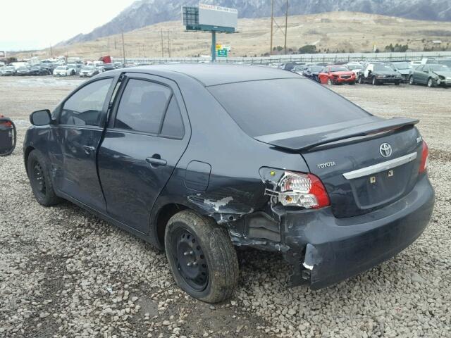 JTDBT903691329937 - 2009 TOYOTA YARIS GRAY photo 3