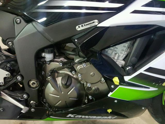 JKBZXJE10FA017271 - 2015 KAWASAKI ZX636 E GREEN photo 7