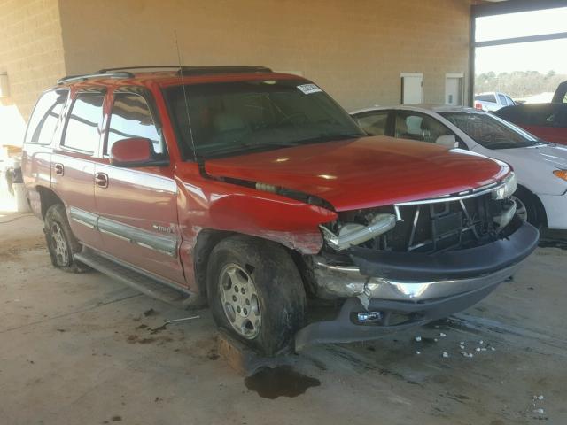 1GNEC13T51R158265 - 2001 CHEVROLET TAHOE C150 RED photo 1