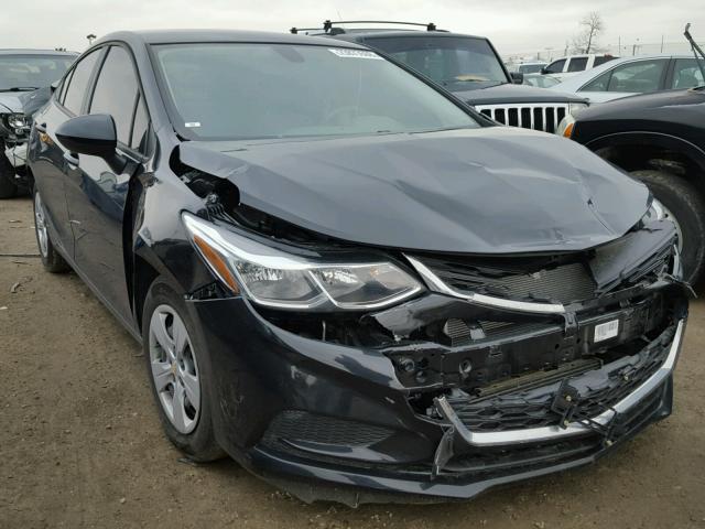 1G1BC5SM1H7175298 - 2017 CHEVROLET CRUZE LS BLACK photo 1