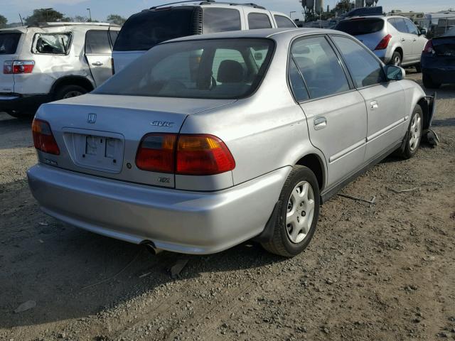 2HGEJ8644XH503985 - 1999 HONDA CIVIC EX 银色 照片 4