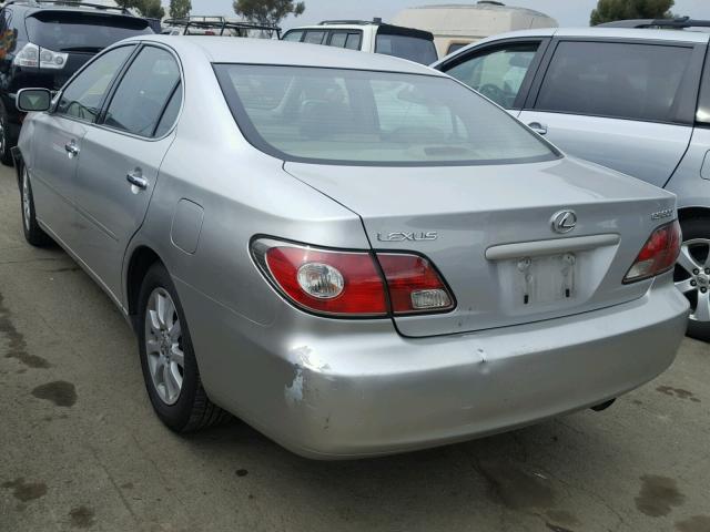 JTHBF30G230104904 - 2003 LEXUS ES 300 SILVER photo 3