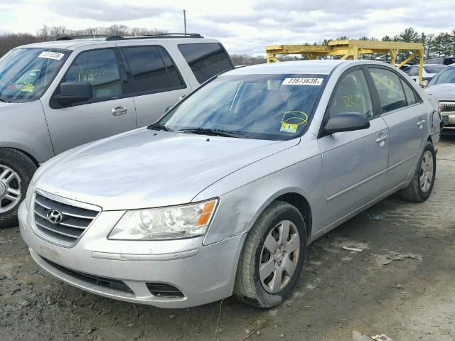 5NPET46C29H481116 - 2009 HYUNDAI SONATA GLS SILVER photo 2