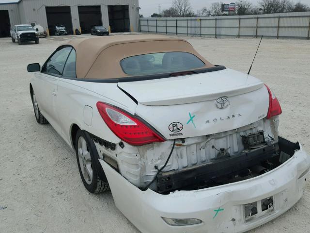 4T1FA38PX7U131848 - 2007 TOYOTA CAMRY SOLA WHITE photo 3