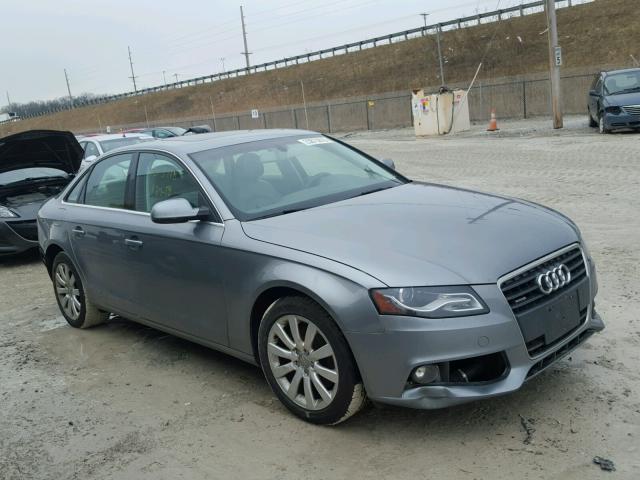 WAUFFAFLXAN062989 - 2010 AUDI A4 PREMIUM GRAY photo 1