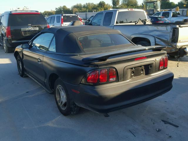 1FAFP4444WF182176 - 1998 FORD MUSTANG BLACK photo 3