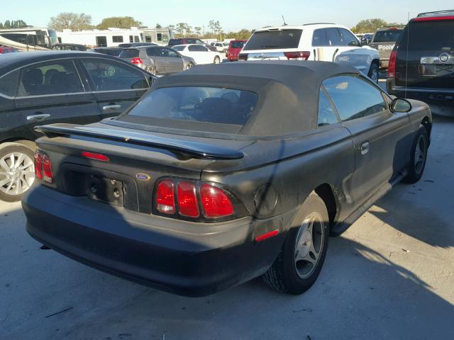 1FAFP4444WF182176 - 1998 FORD MUSTANG BLACK photo 4