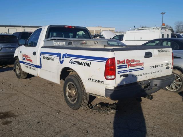 2FTRF17273CA22125 - 2003 FORD F150 WHITE photo 3