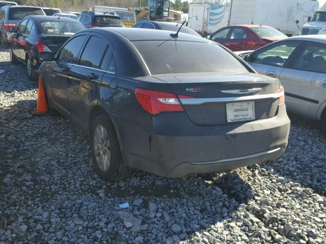 1C3CCBAG1DN767753 - 2013 CHRYSLER 200 LX BLACK photo 3