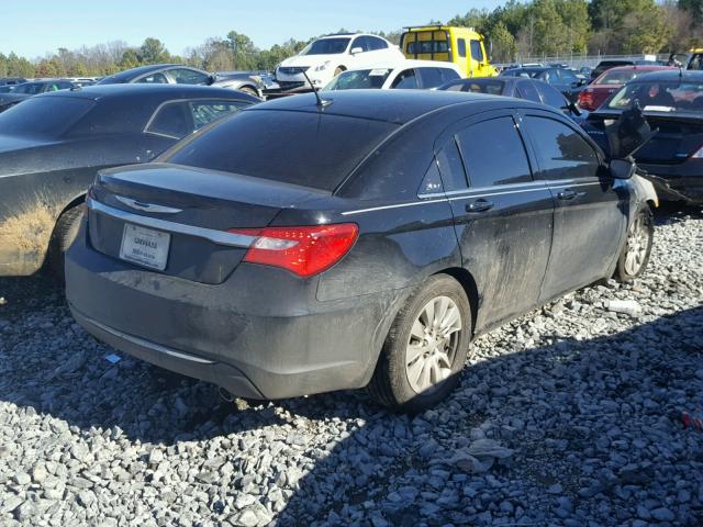 1C3CCBAG1DN767753 - 2013 CHRYSLER 200 LX BLACK photo 4