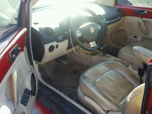 3VWSF31Y66M311612 - 2006 VOLKSWAGEN NEW BEETLE 红色 照片 9