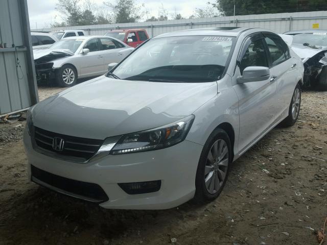 1HGCR2F86EA116379 - 2014 HONDA ACCORD EXL WHITE photo 2