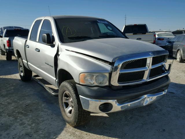 3D7HA18Z92G207712 - 2002 DODGE RAM 1500 SILVER photo 1