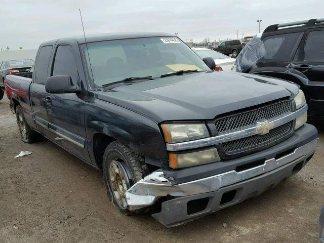 2GCEC19V841282156 - 2004 CHEVROLET SILVERADO BLUE photo 1