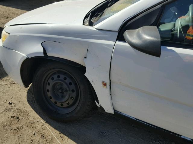 1G8AJ52F14Z197806 - 2004 SATURN ION LEVEL WHITE photo 9