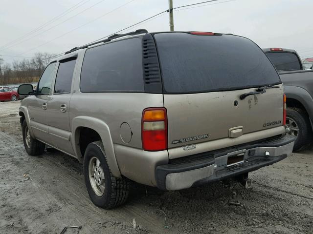 3GNFK16T11G115349 - 2001 CHEVROLET SUBURBAN K BEIGE photo 3