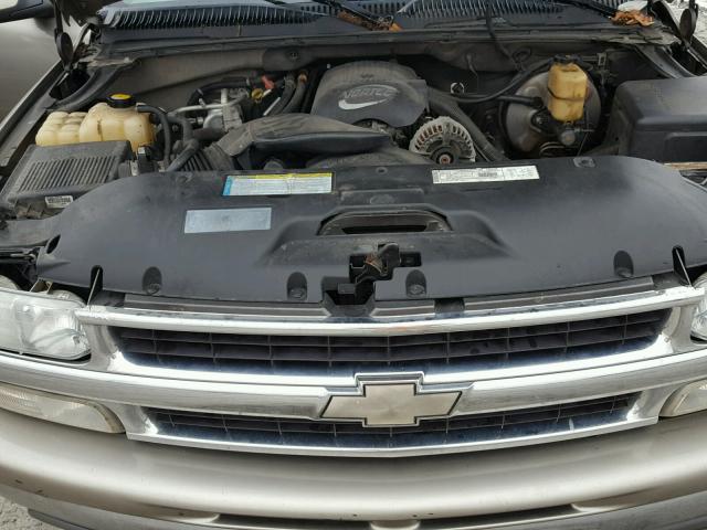 3GNFK16T11G115349 - 2001 CHEVROLET SUBURBAN K BEIGE photo 7