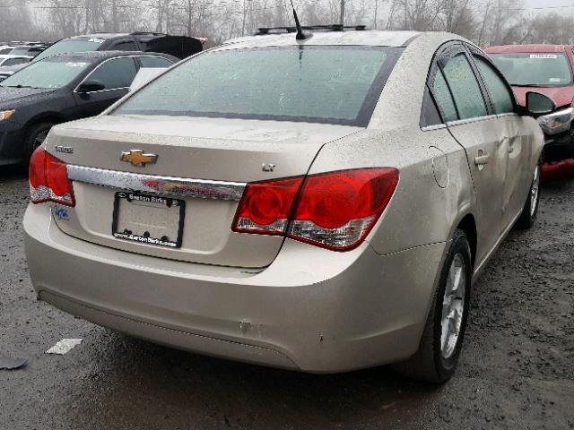 1G1PC5SB7E7348483 - 2014 CHEVROLET CRUZE LT BEIGE photo 4