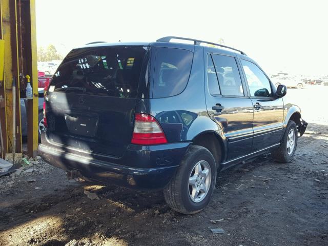 4JGAB54E5YA152682 - 2000 MERCEDES-BENZ ML 320 BLUE photo 4