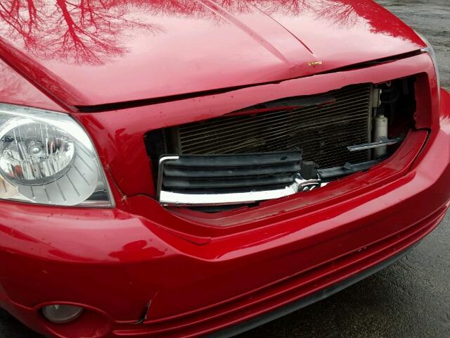 1B3CB5HA3BD171971 - 2011 DODGE CALIBER HE RED photo 9