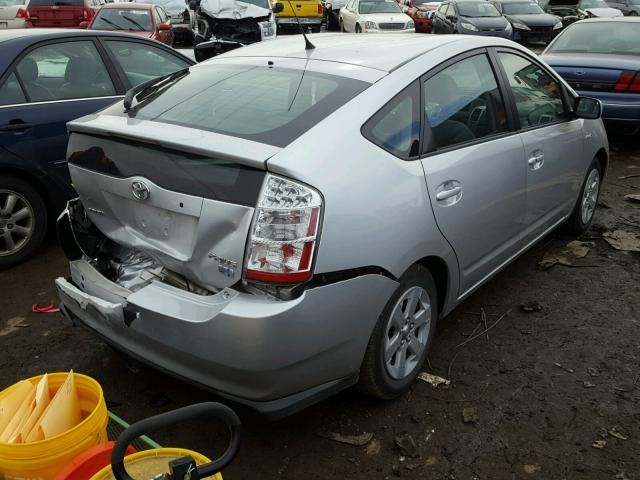 JTDKB20U283458831 - 2008 TOYOTA PRIUS SILVER photo 4