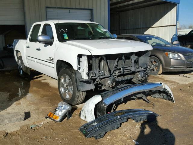 3GCPCSE00BG378294 - 2011 CHEVROLET SILVERADO WHITE photo 1