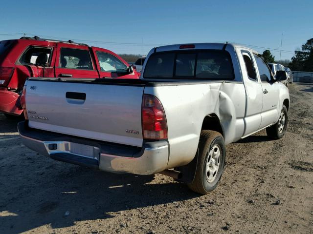 5TETX22N45Z105841 - 2005 TOYOTA TACOMA ACC SILVER photo 4