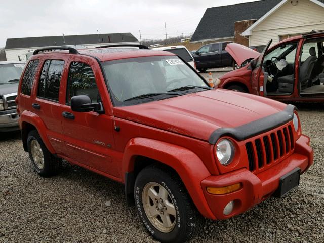 1J4GL58K43W728828 - 2003 JEEP LIBERTY LI RED photo 1