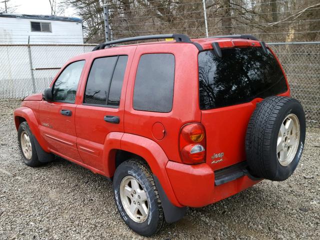 1J4GL58K43W728828 - 2003 JEEP LIBERTY LI RED photo 3