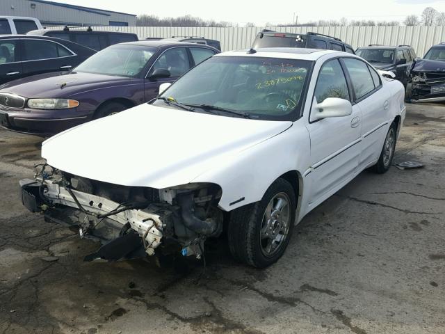 1G2NW52E23C168952 - 2003 PONTIAC GRAND AM G WHITE photo 2