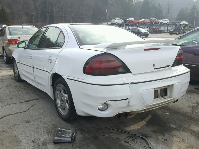 1G2NW52E23C168952 - 2003 PONTIAC GRAND AM G WHITE photo 3