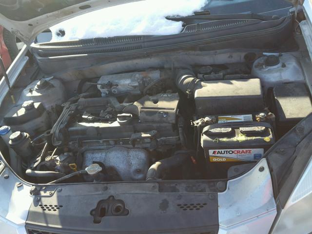 KNADE163386376885 - 2008 KIA RIO 5 SX SILVER photo 7