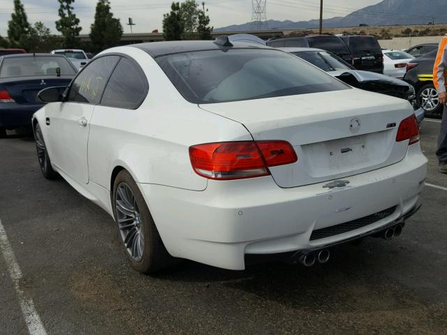 WBSWD93578PY42842 - 2008 BMW M3 WHITE photo 3