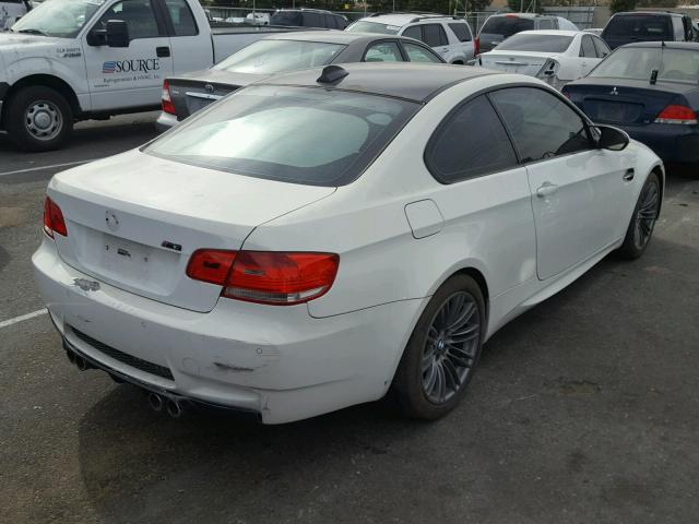 WBSWD93578PY42842 - 2008 BMW M3 WHITE photo 4