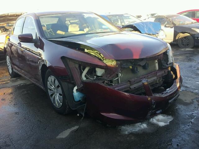 1HGCP2F34AA183924 - 2010 HONDA ACCORD LX MAROON photo 1