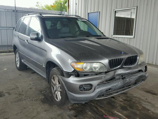 5UXFA13554LU24670 - 2004 BMW X5 3.0I GRAY photo 1