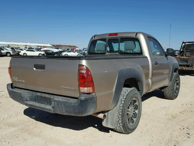 5TENX62N58Z576871 - 2008 TOYOTA TACOMA PRE GOLD photo 4