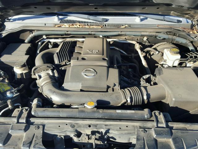 1N6AD06U88C442292 - 2008 NISSAN FRONTIER K SILVER photo 7