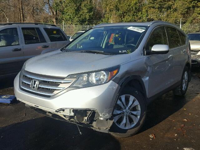 2HKRM3H74EH534451 - 2014 HONDA CR-V EXL SILVER photo 2