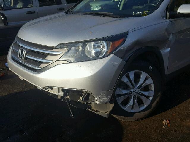 2HKRM3H74EH534451 - 2014 HONDA CR-V EXL SILVER photo 9