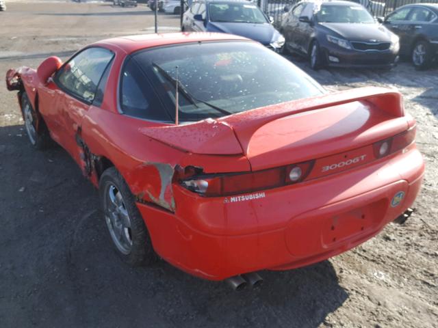 JA3AM84J0VY003143 - 1997 MITSUBISHI 3000 GT SL RED photo 3