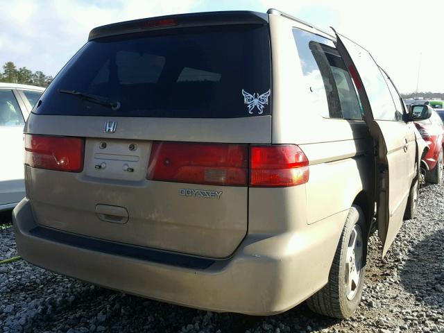 2HKRL18661H609532 - 2001 HONDA ODYSSEY EX GOLD photo 4