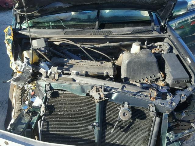 JTEGD21A720038992 - 2002 TOYOTA HIGHLANDER GREEN photo 7