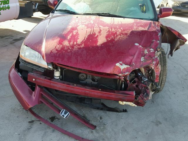 1HGCG56732A009428 - 2002 HONDA ACCORD SE MAROON photo 9